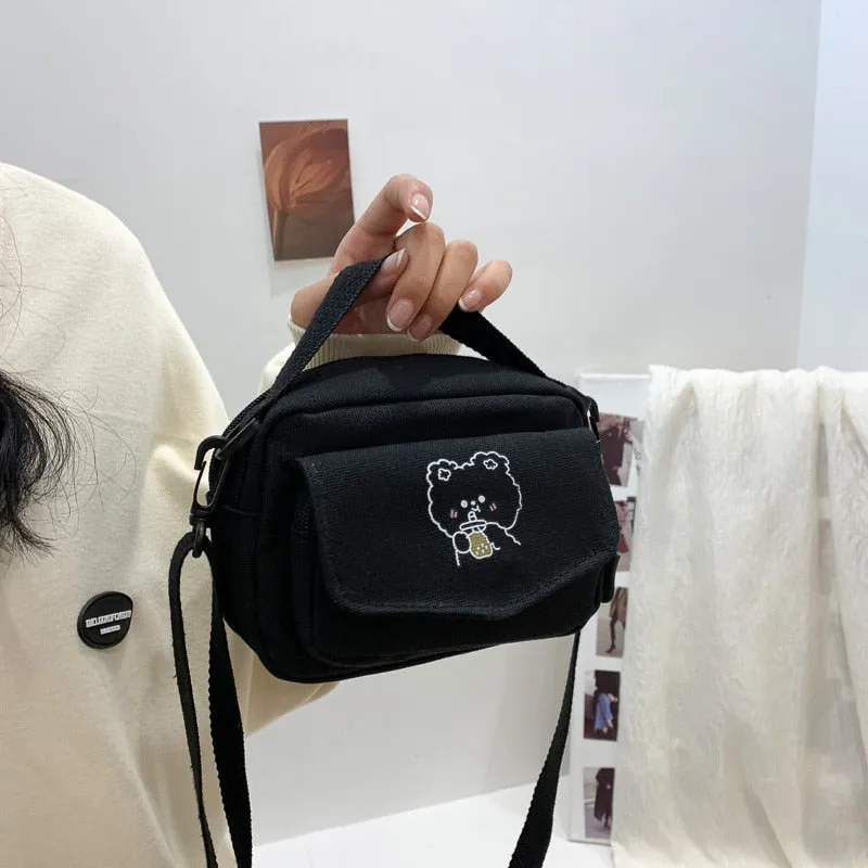 Kawaii Fresh Canvas Shoulder Bag - Kawaii Bags - Kawaii Handbag