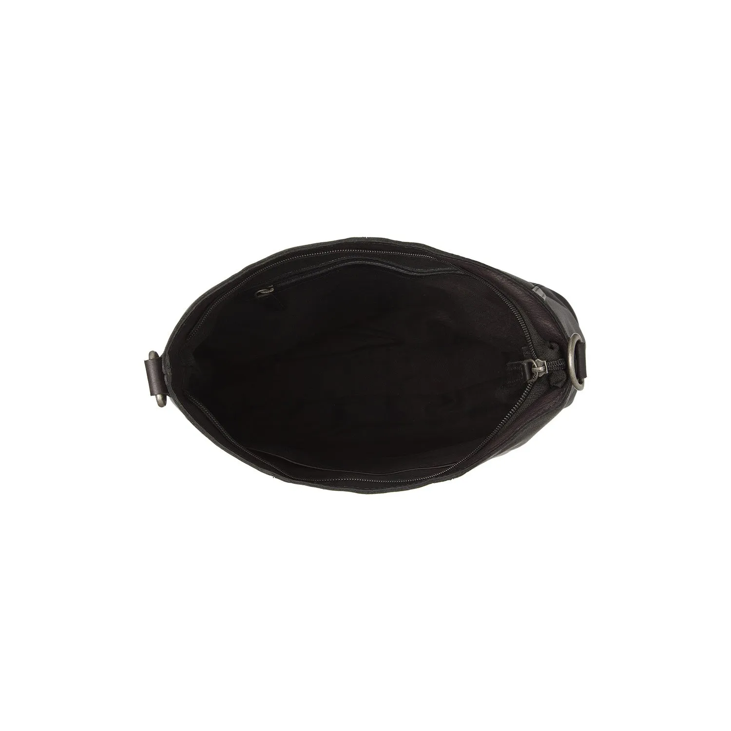 Leather Shoulder Bag Black Sintra
