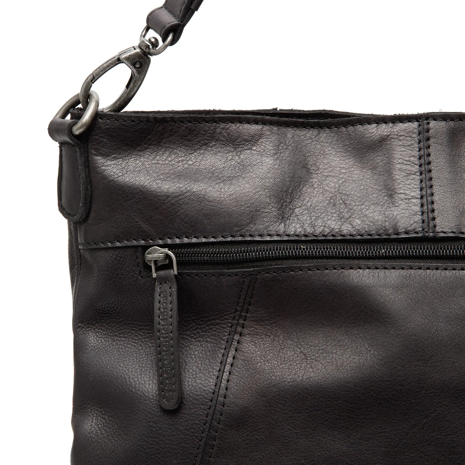 Leather Shoulder Bag Black Sintra