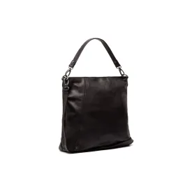 Leather Shoulder Bag Black Sintra