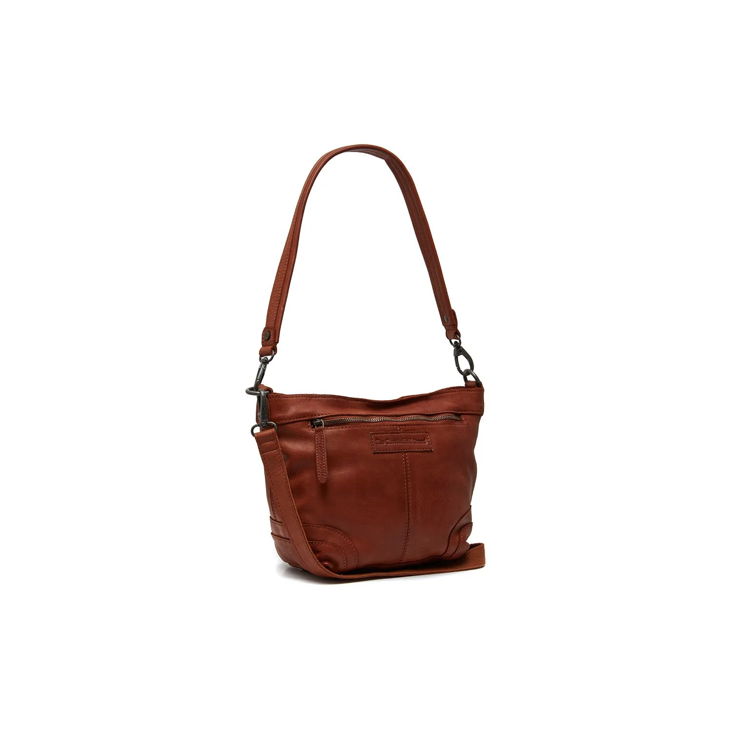 Leather Shoulder Bag Cognac Lucy