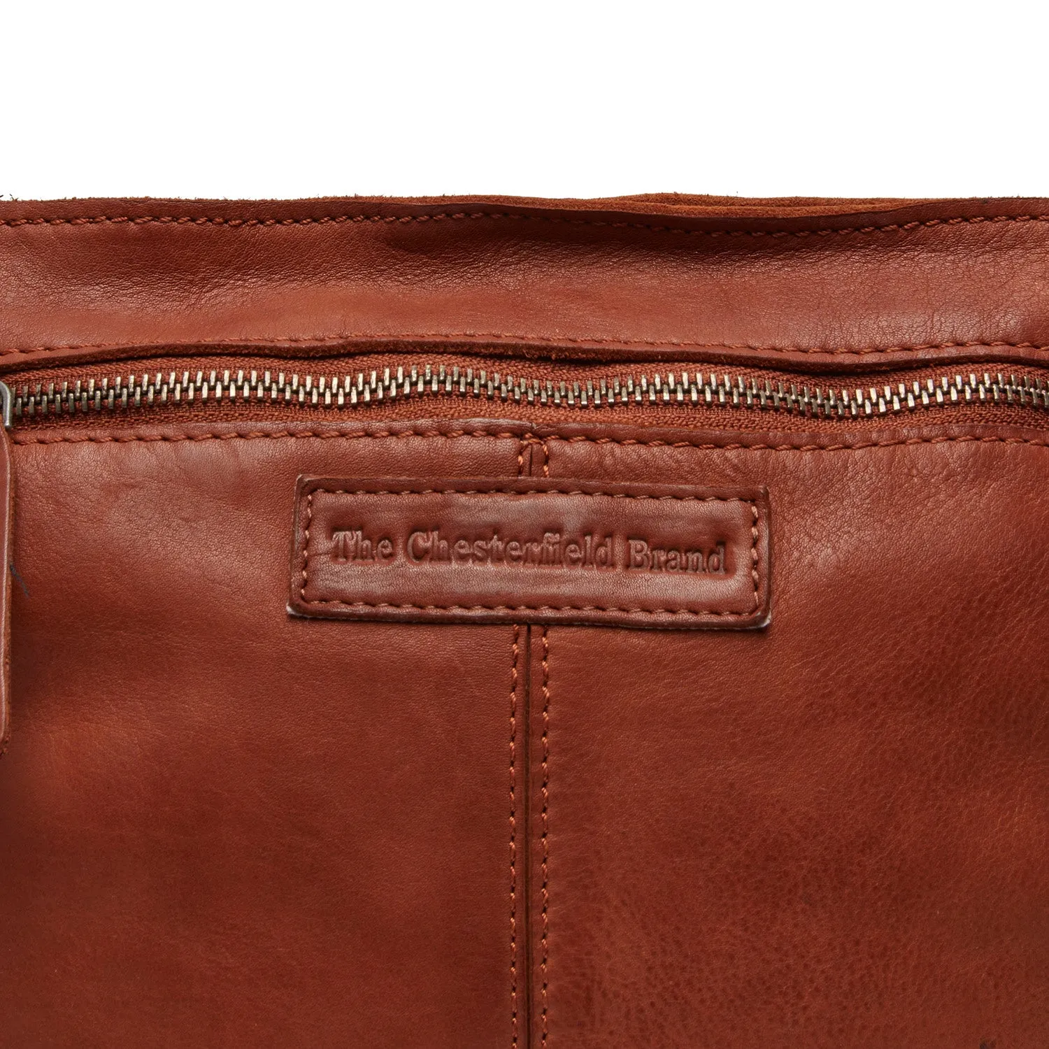 Leather Shoulder Bag Cognac Lucy