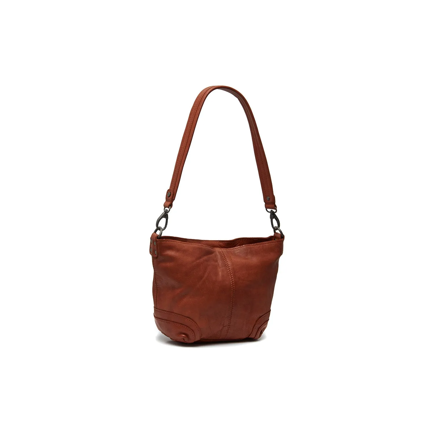 Leather Shoulder Bag Cognac Lucy