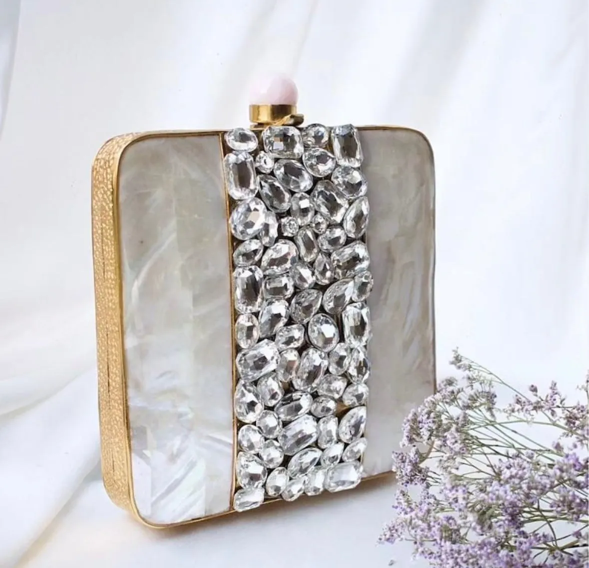 Luna Embellished Clutch