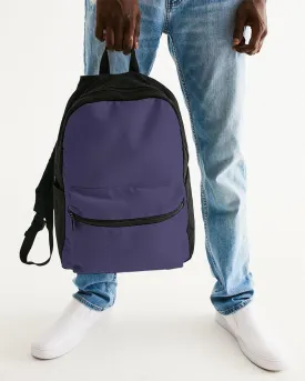 Medium Dark Blue Canvas Backpack | Medium Dark Pastel Blue | C60M60Y0K60