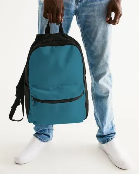 Medium Dark Cyan Canvas Backpack | Medium Dark Pastel Cyan | C60M0Y0K60