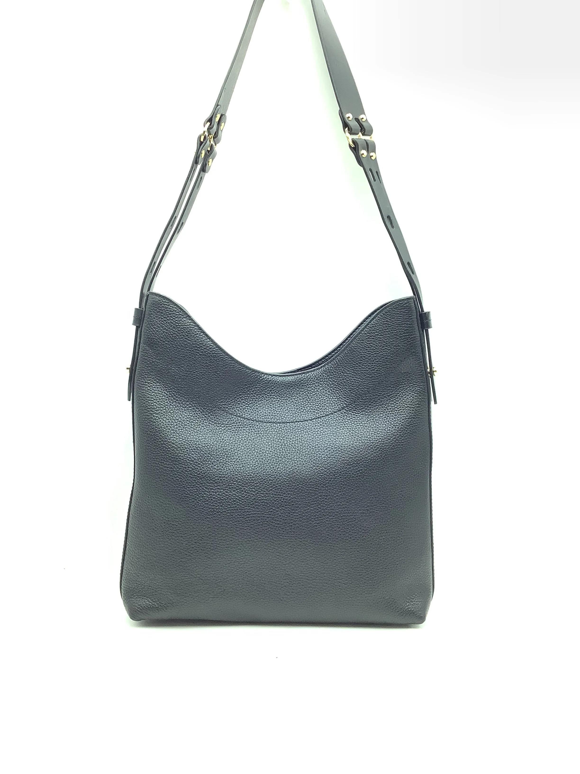 Michael Kors Women's Hobo Bag Black Leather Large