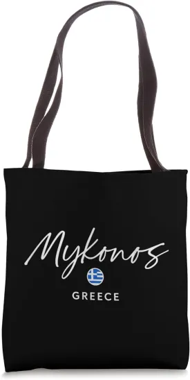 Mykonos Greece Island Trip Summer Sea Escape Tote Bag