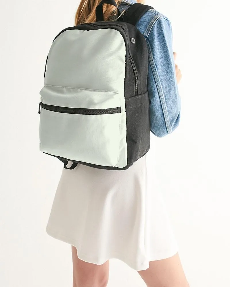 Pale Warm Green Canvas Backpack | Bright Pale Warm Green | C5M0Y10K0
