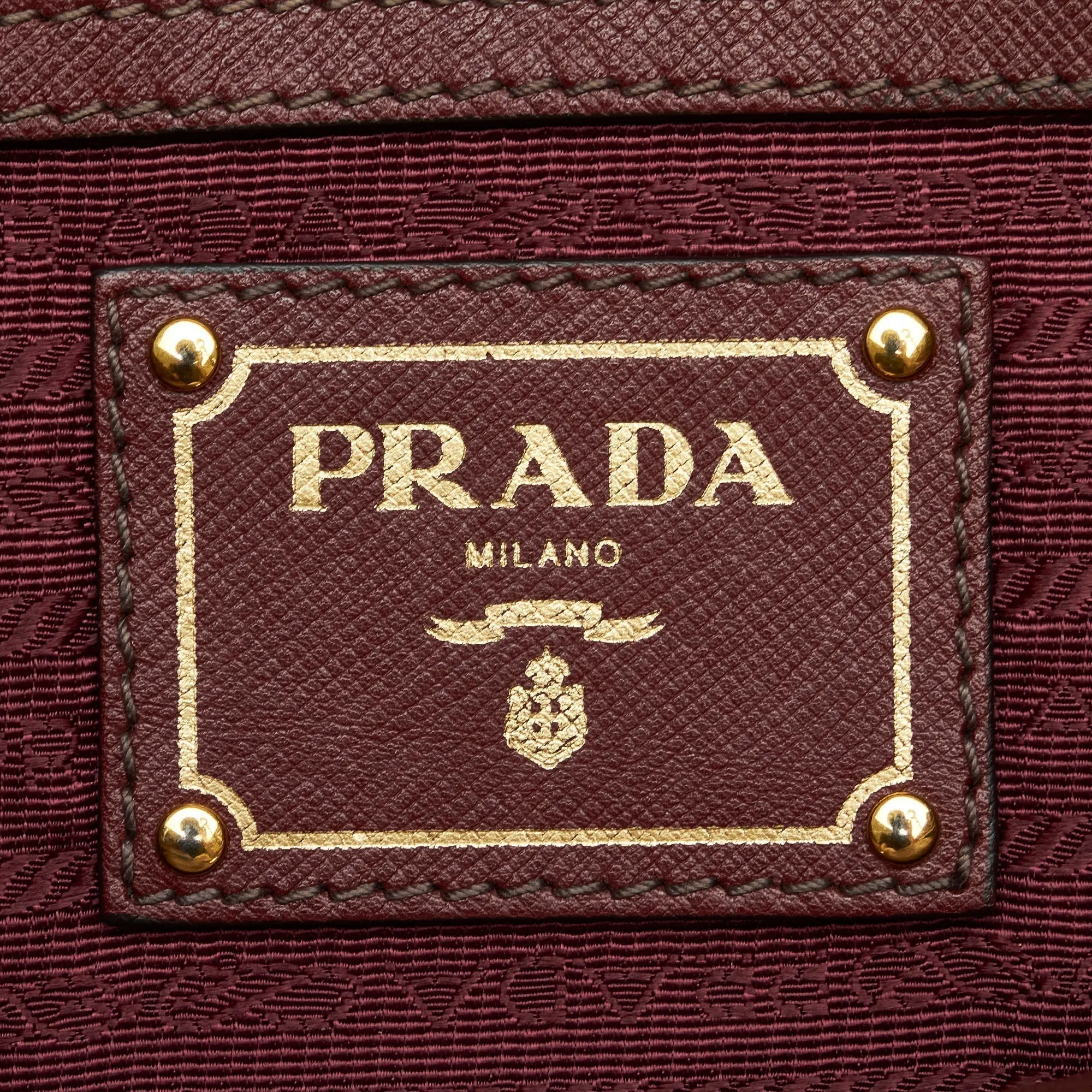 PRADA Vitello Daino Satchel