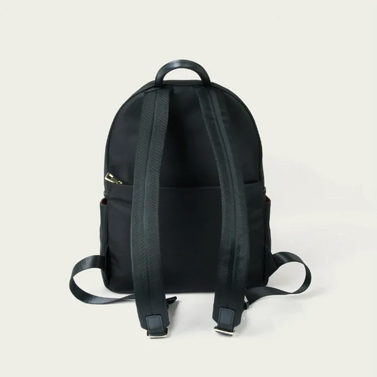 Preppy Ladies Nylon Backpack Water Resistant Backpack Purse