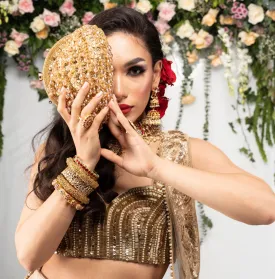 Pristine Bolso Gold