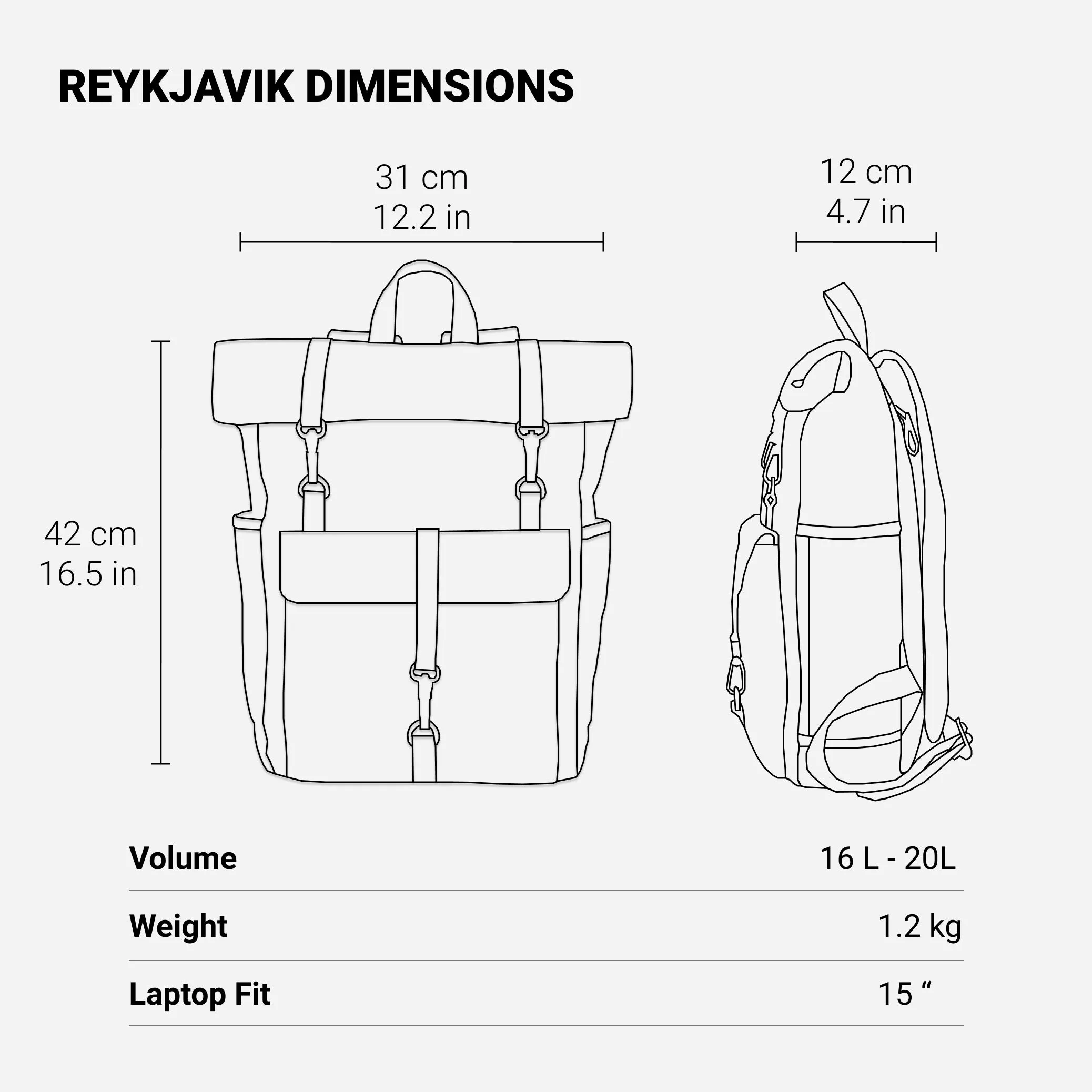 Retro Roll-top Canvas Backpack