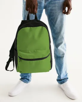Shaded Warm Green Canvas Backpack | C50M0Y100K30