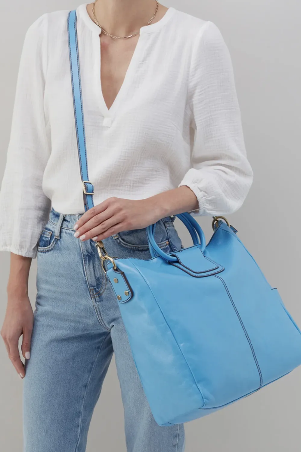 Sheila Tote Bag - Tranquil Blue