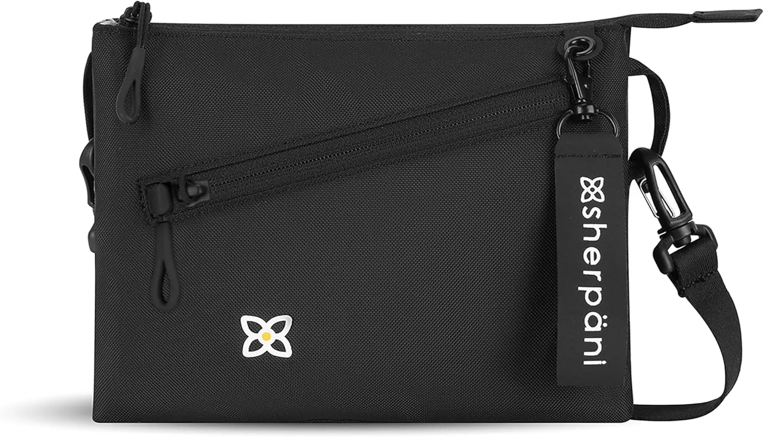 Sherpani Zoom, Small Crossbody Purse, Nylon Crossbody Bag, Lightweight Cross Body Bag, Sleek Dual Pouch, Purses for Women