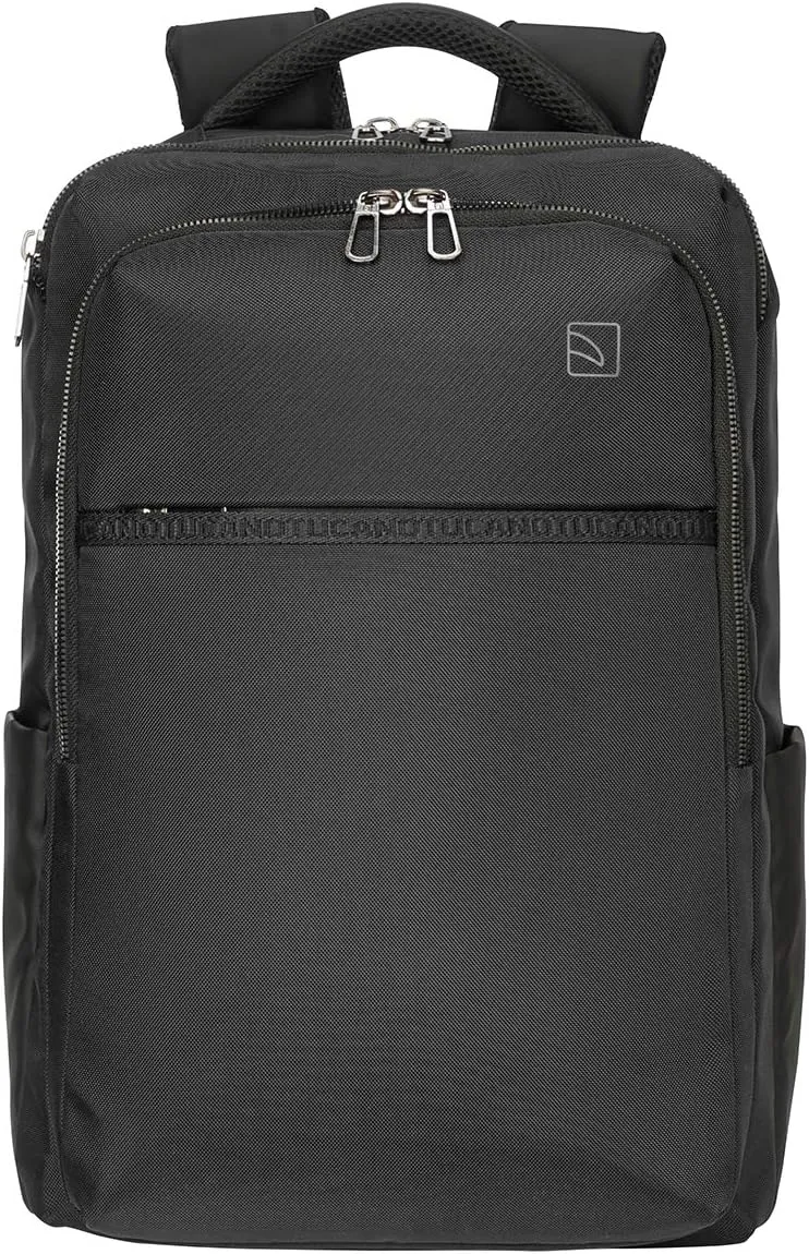 Tucano MARTE GRAVITY AGS AntiGravity System Backpack, Compatible with 16 MacBook/15.6 laptops Load Reduction Tech using elastic kind of shock-absorbing shoulder straps - Black