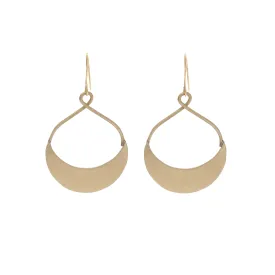 Tulsi earrings, gold - Wholesale