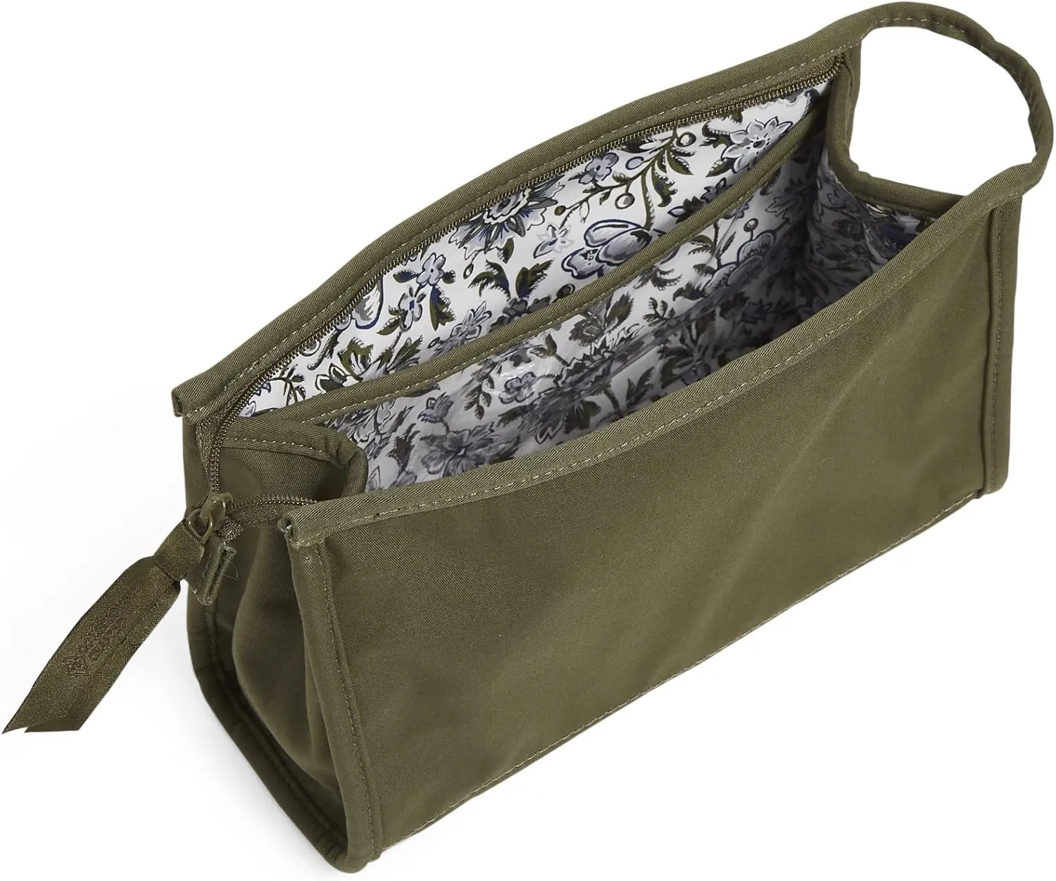 Vera Bradley Women's Cotton Trapeze Cosmetic Makeup Organizer Bag