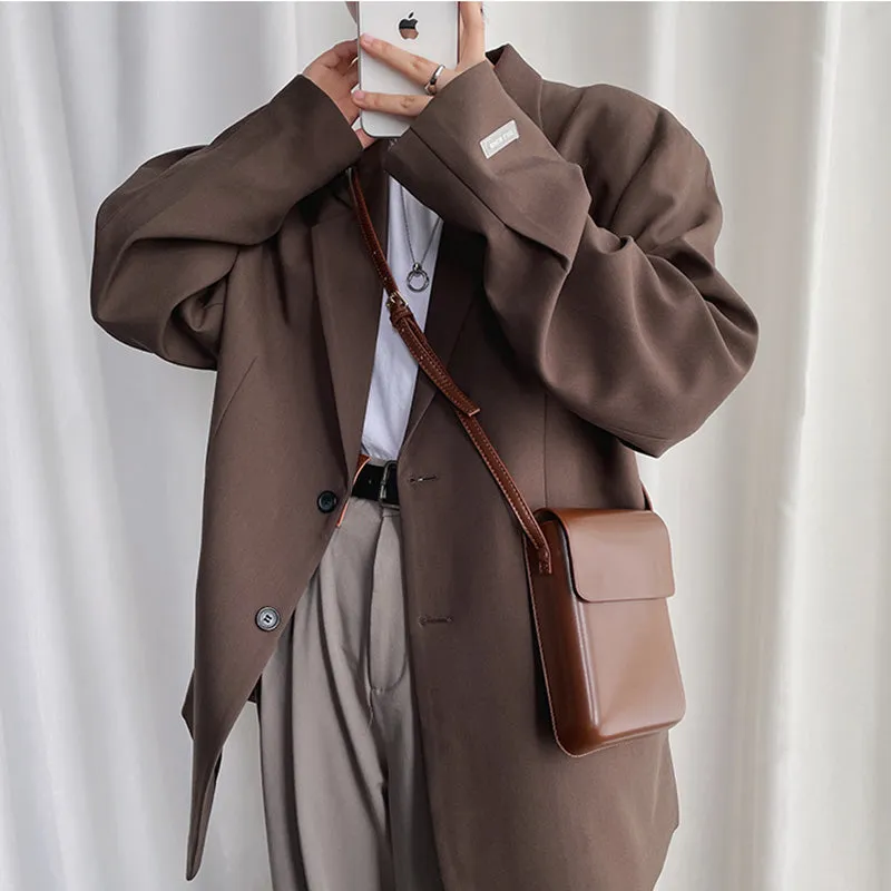 Vertical Mini Crossbody Box Bag