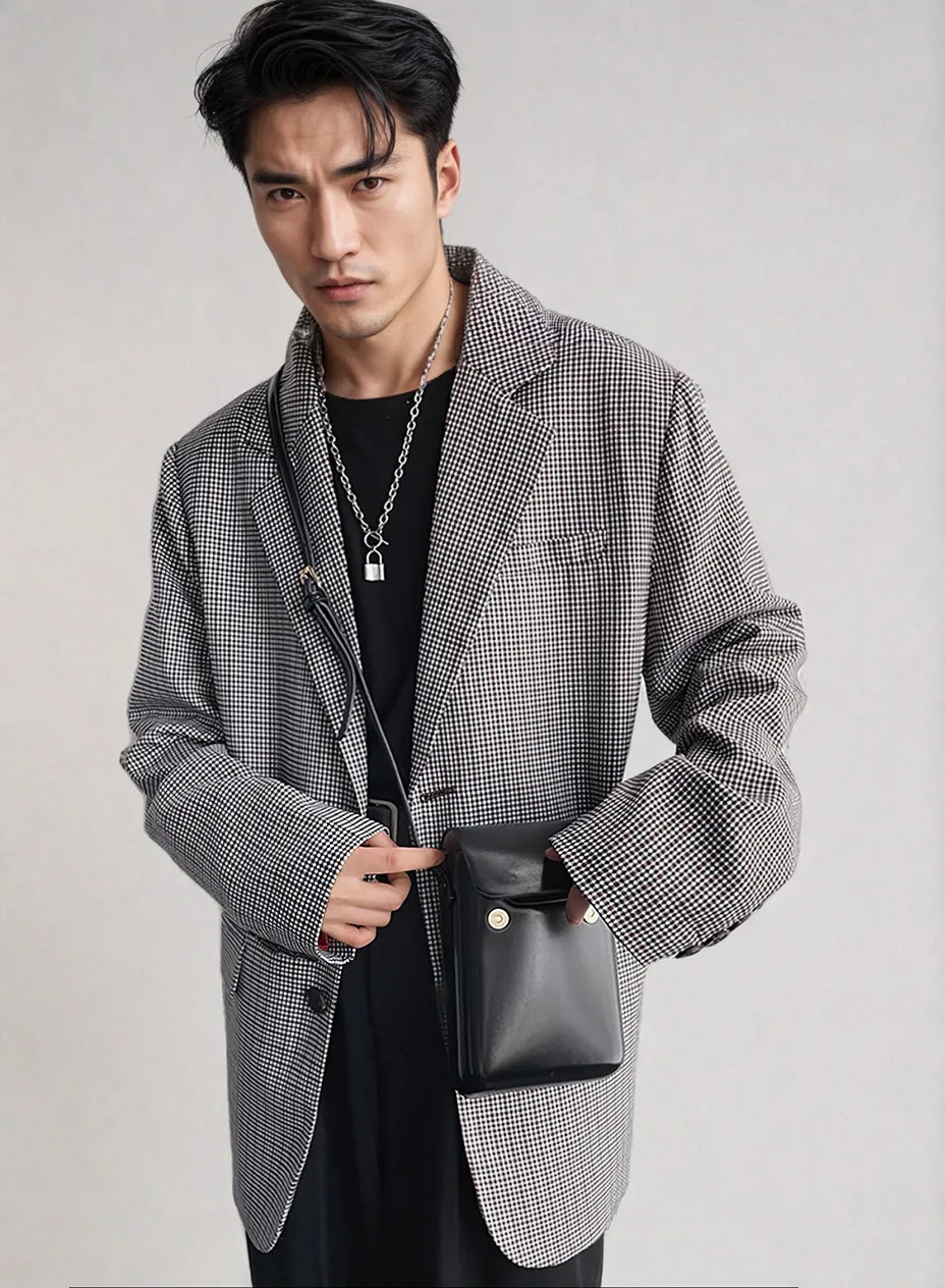 Vertical Mini Crossbody Box Bag