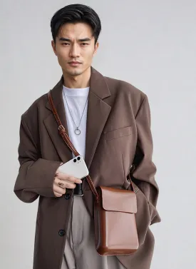Vertical Mini Crossbody Box Bag