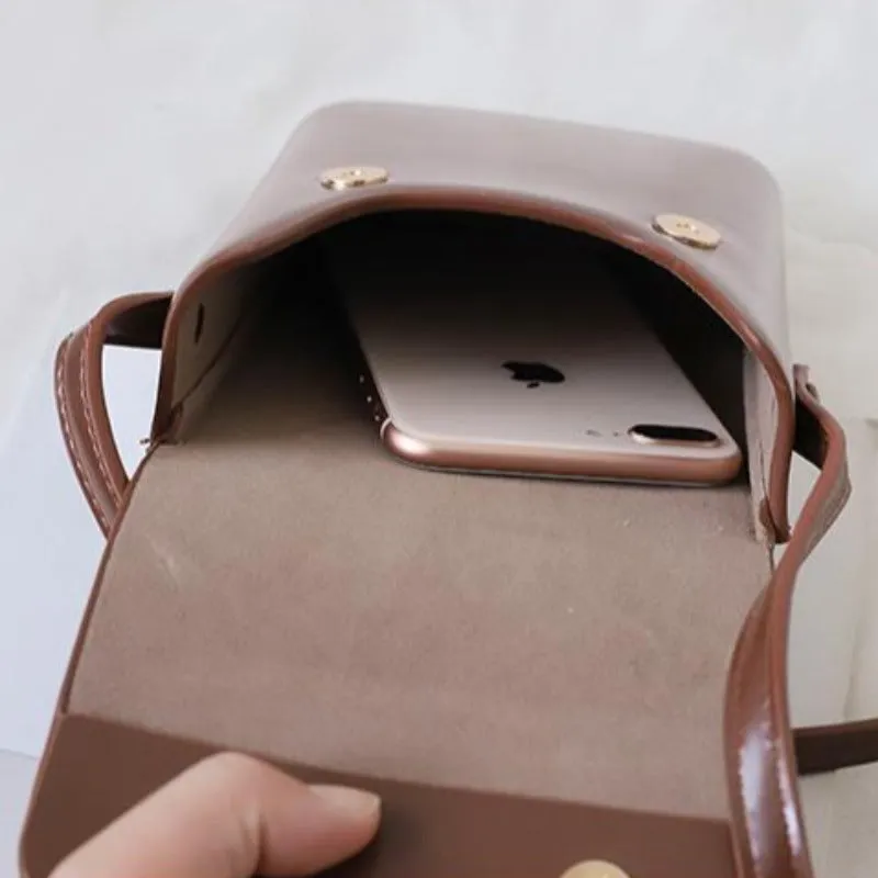 Vertical Mini Crossbody Box Bag