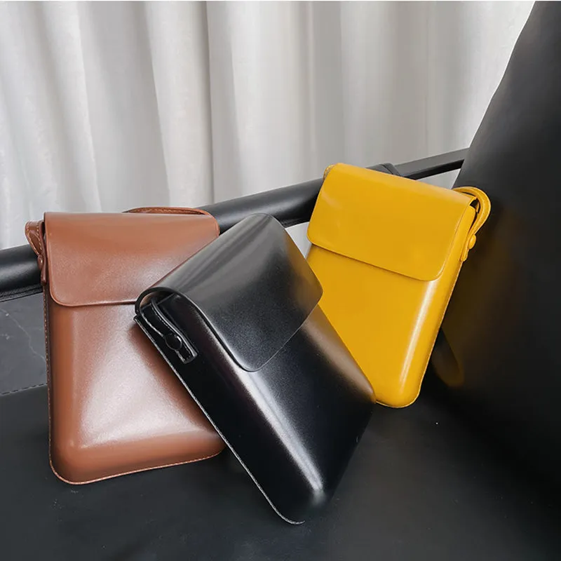 Vertical Mini Crossbody Box Bag
