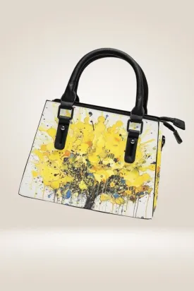 Yellow Tree Satchel Bag