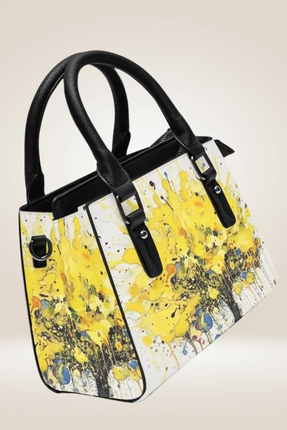 Yellow Tree Satchel Bag